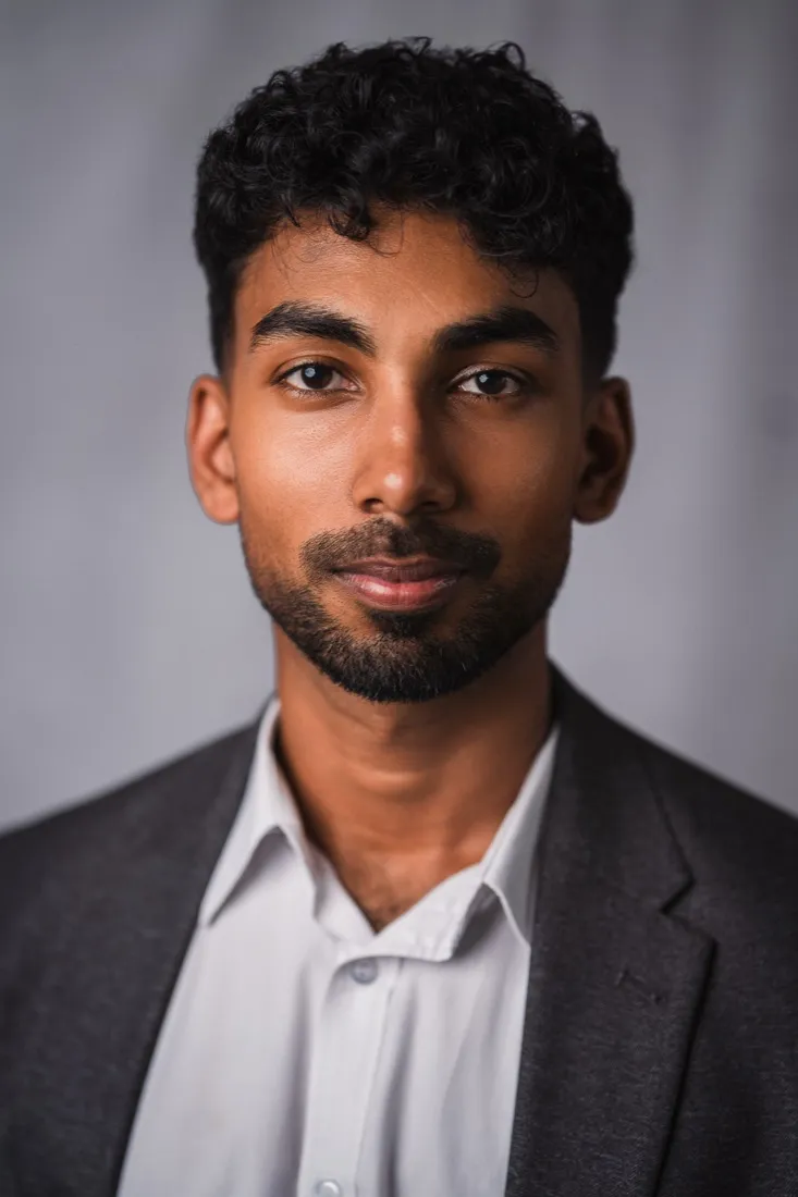 Portrait of Krishna Kammili, Founder and Managing Director of Kammili Properties