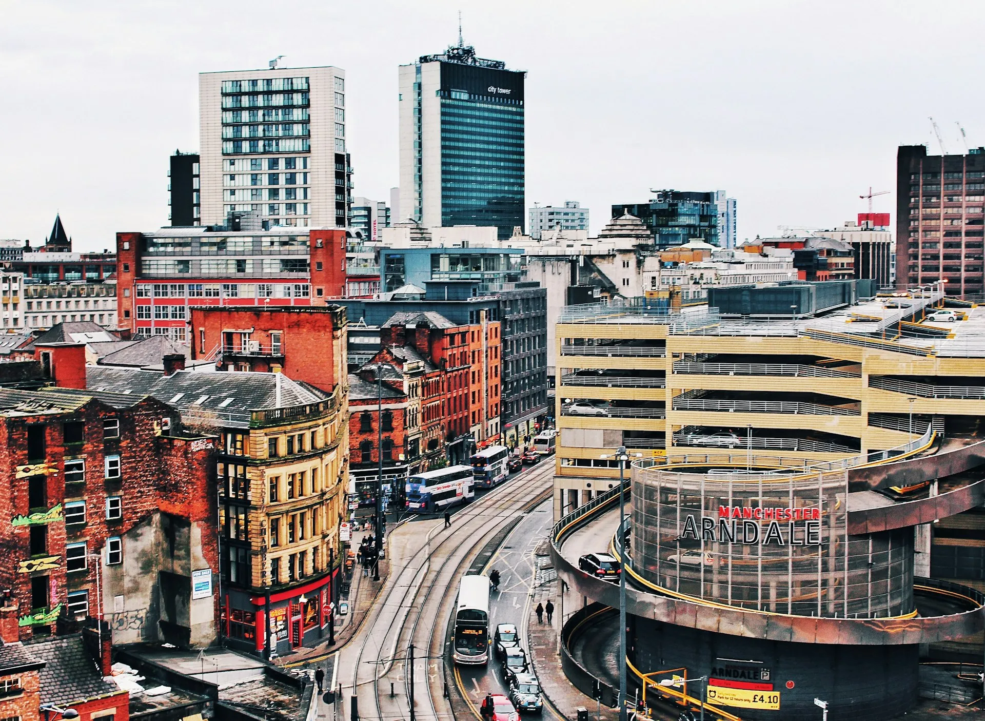 The Manchester city skyline at dusk, representing the live local market data behind every Kammili Properties earnings estimate
