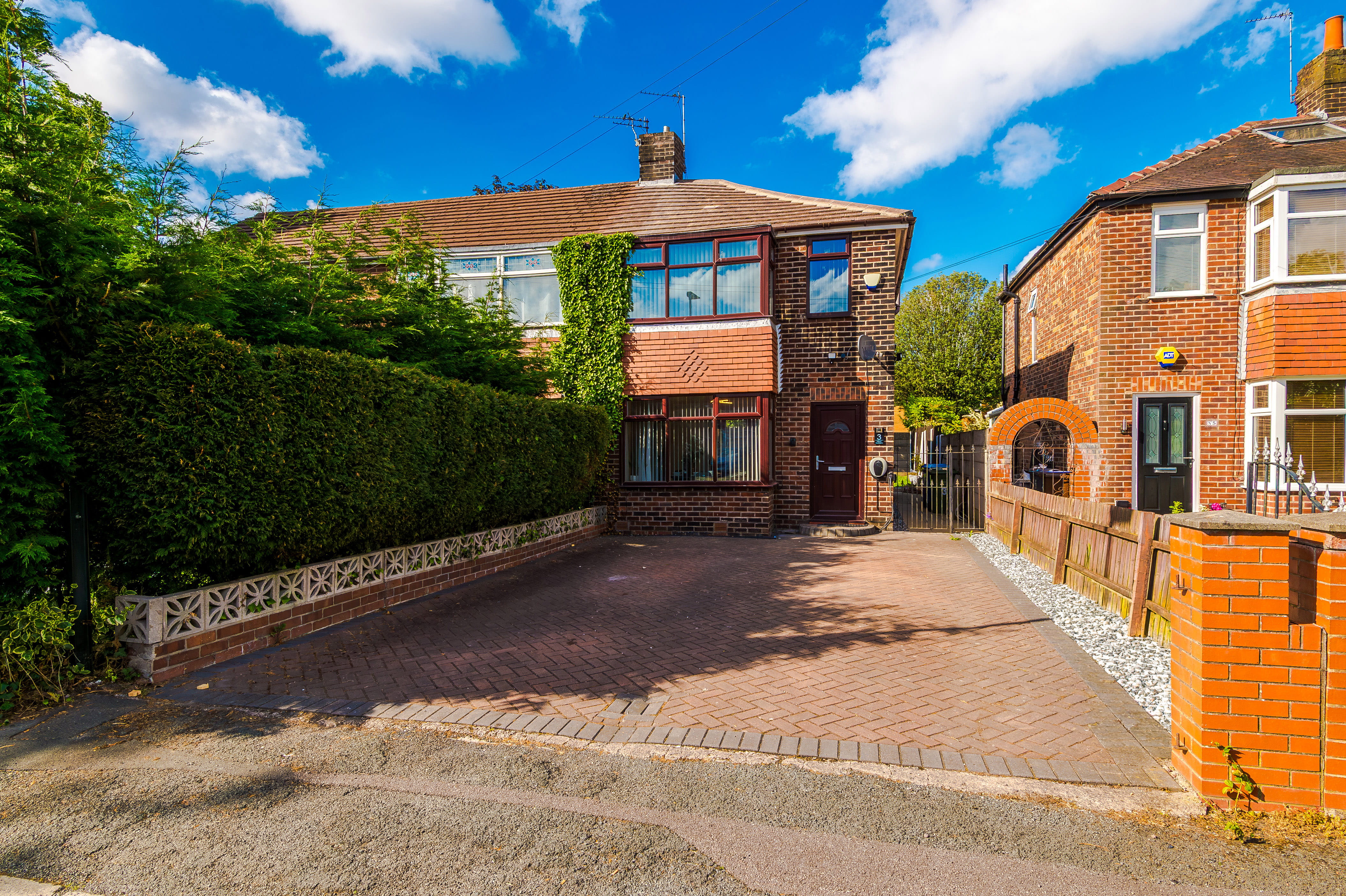 A red-brick semi-detached North West home of the kind Kammili Properties manages as a short-let