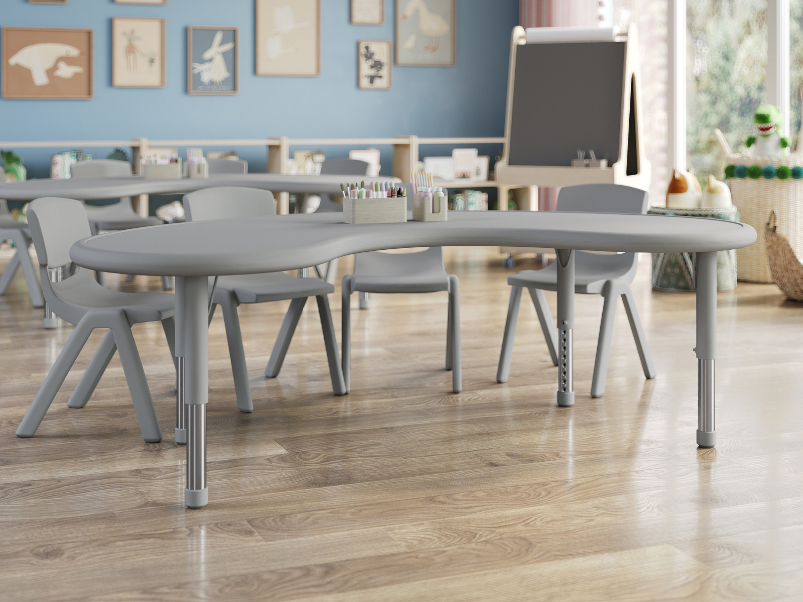 Modern collaborative workspace furnished by Ubique Group