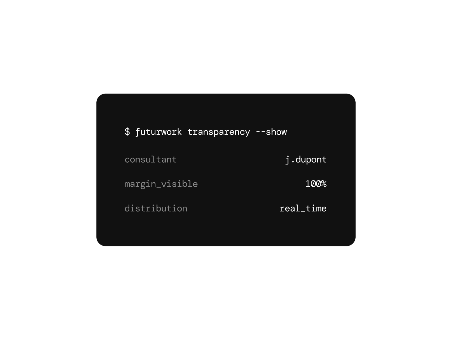 Radical transparency