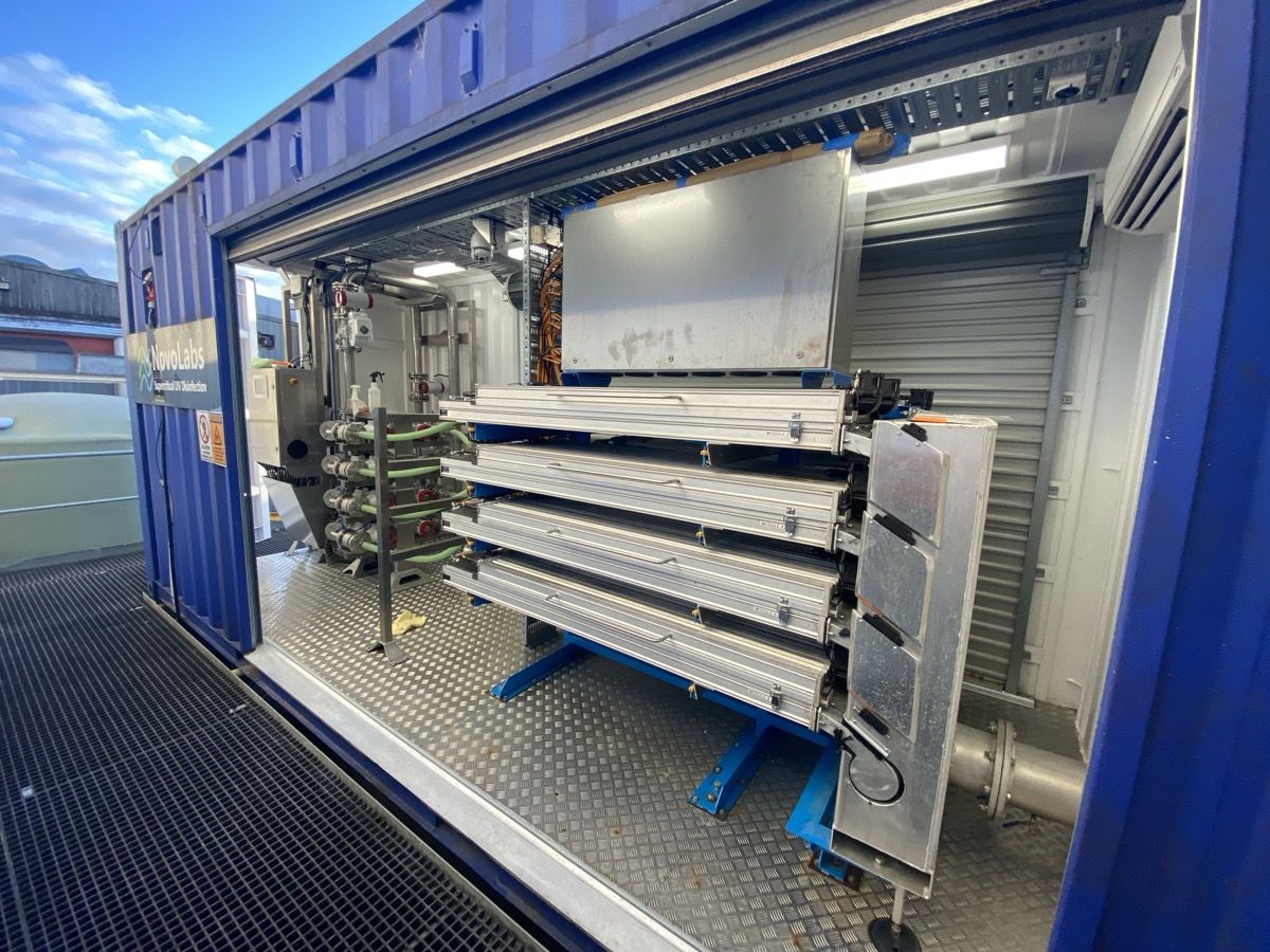 Treatment modules at a food processor