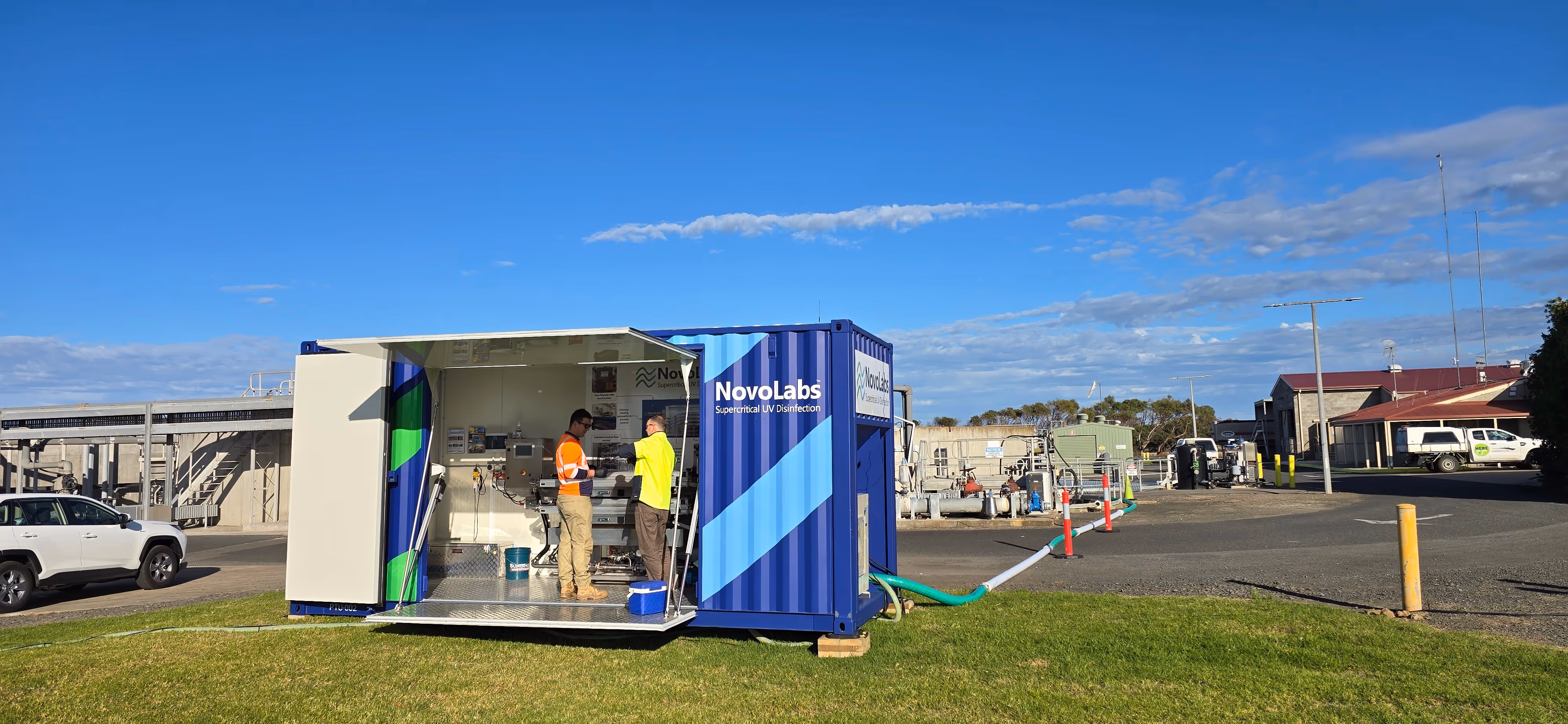 Pilot unit installed at the Port Fairy site