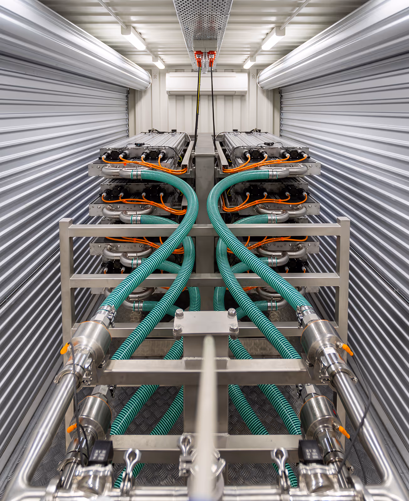 Modular layout of the disinfection system