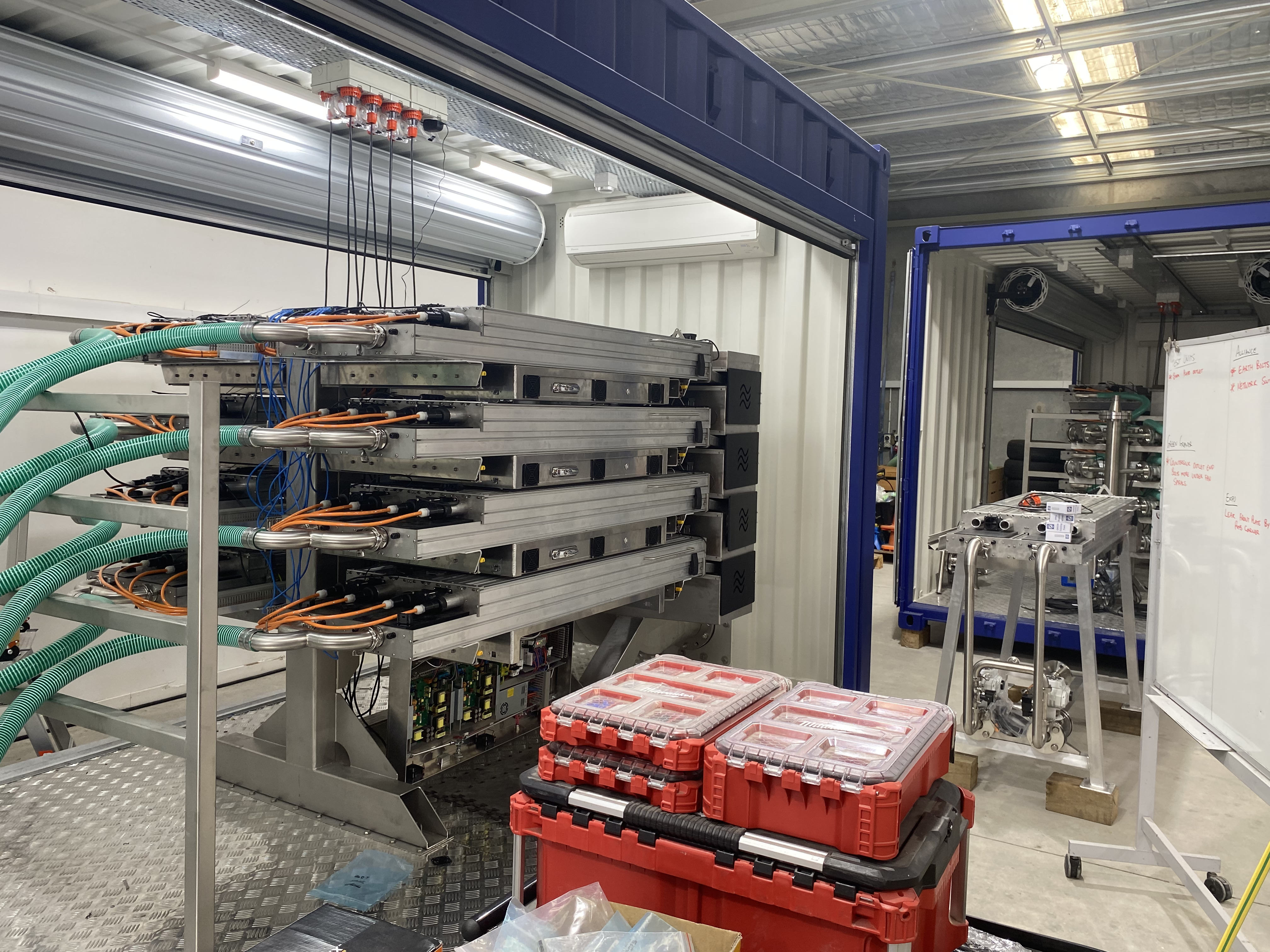 Industrial treatment site