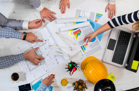 Expert custom home builders working on luxury home project in Toronto