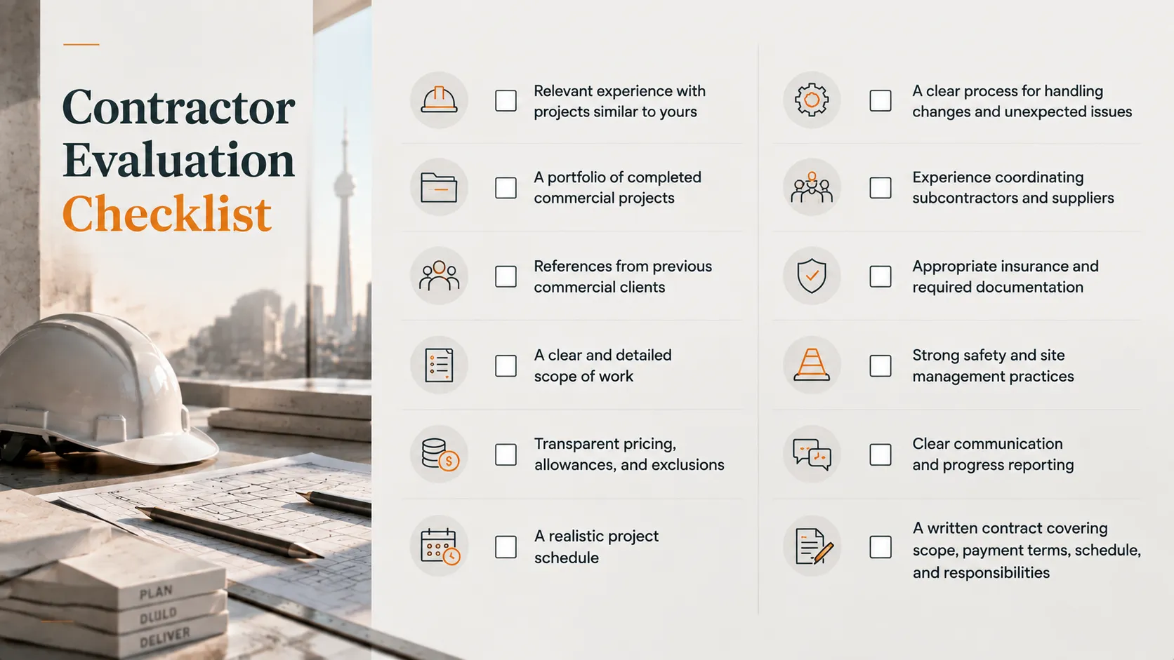 How to Choose a Commercial Construction Contractor