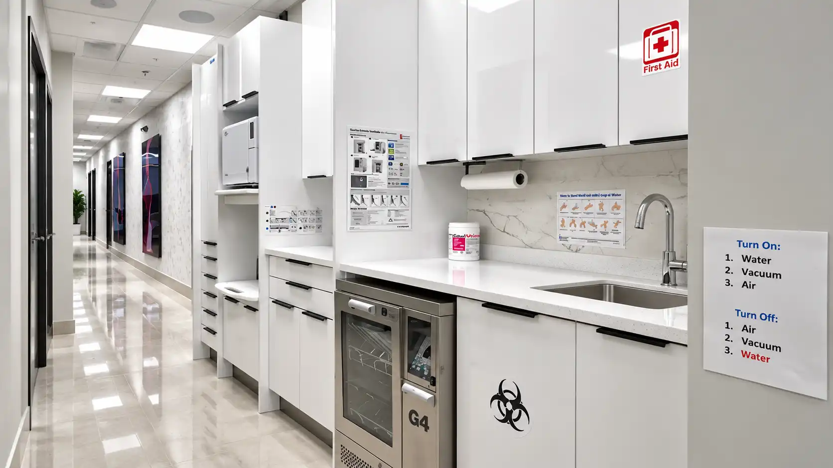 Select Finishes by Clinical Zone, Cleaning Method, and Wear