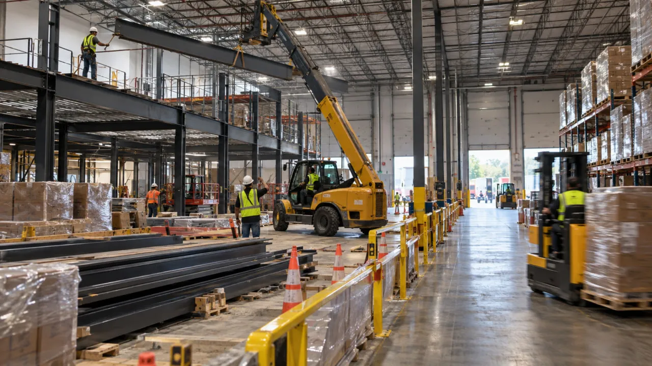 Planning Construction Inside an Operating Warehouse