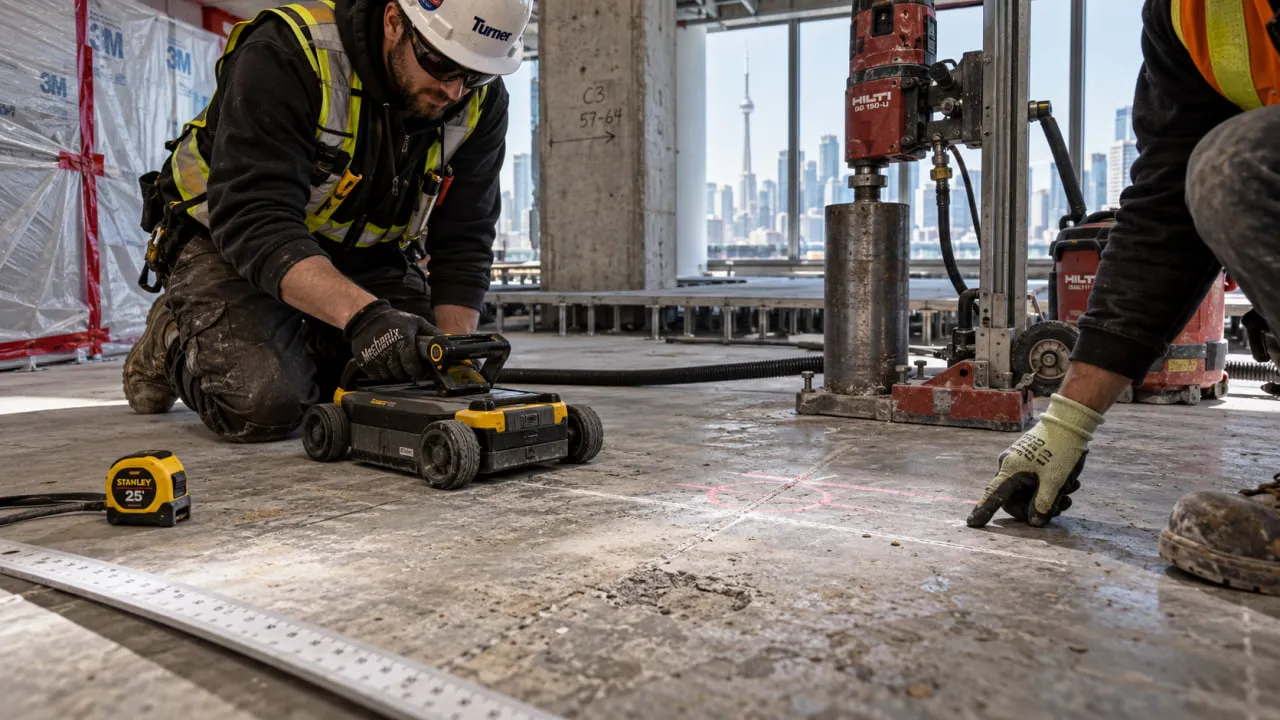 Structural Reviews, Core Drilling and Concrete Slabs in Office Towers
