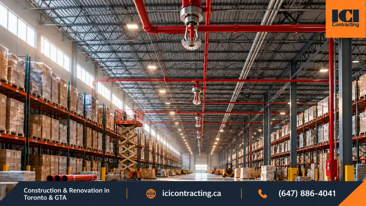 ESFR Fire Sprinkler Retrofits for High-Bay Warehouses in the GTA: Ceiling Clearances, Codes & Costs