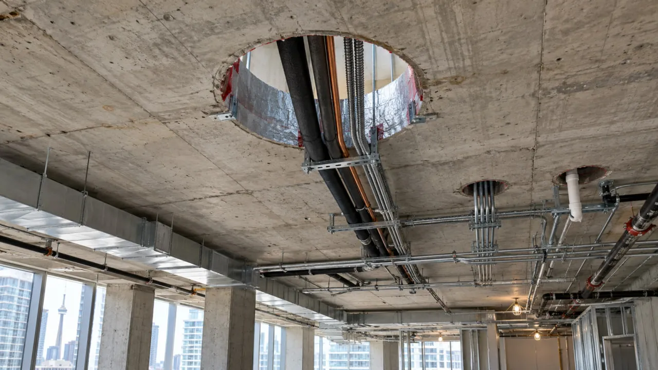 Core Drilling Through Suspended Slabs