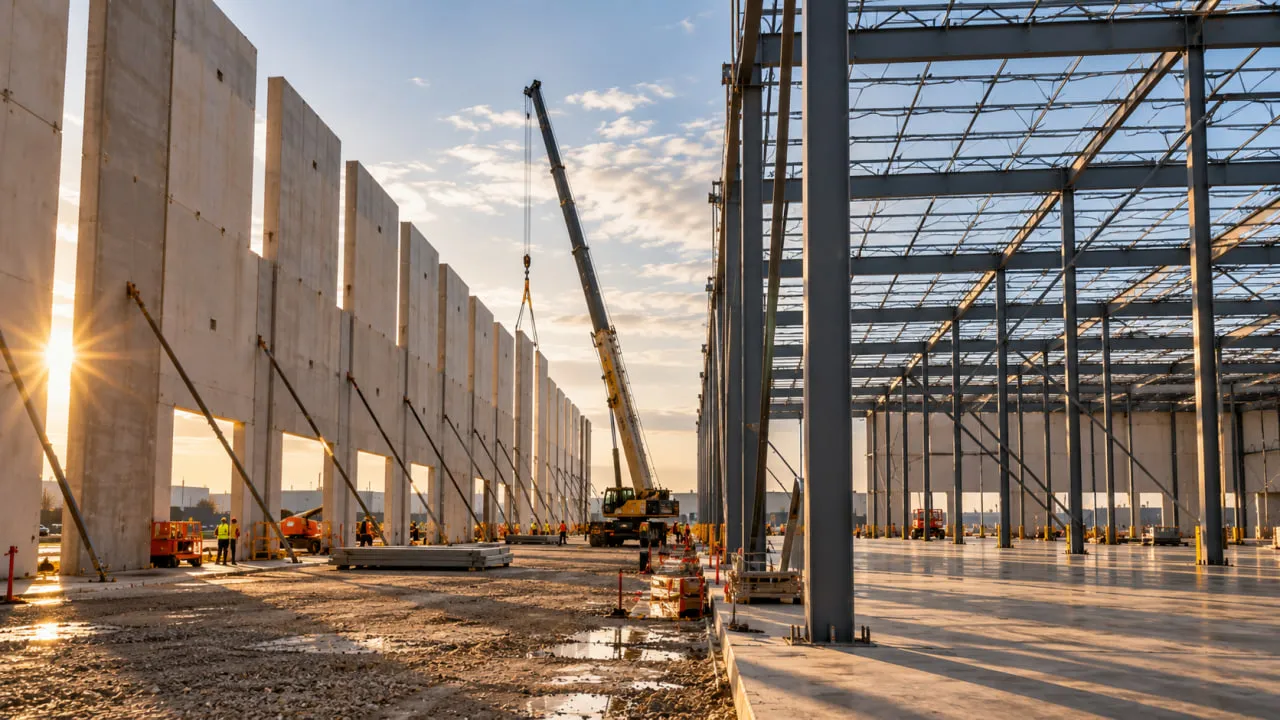Precast, Tilt-Up or Steel How Structural Systems Affect Warehouse Cost