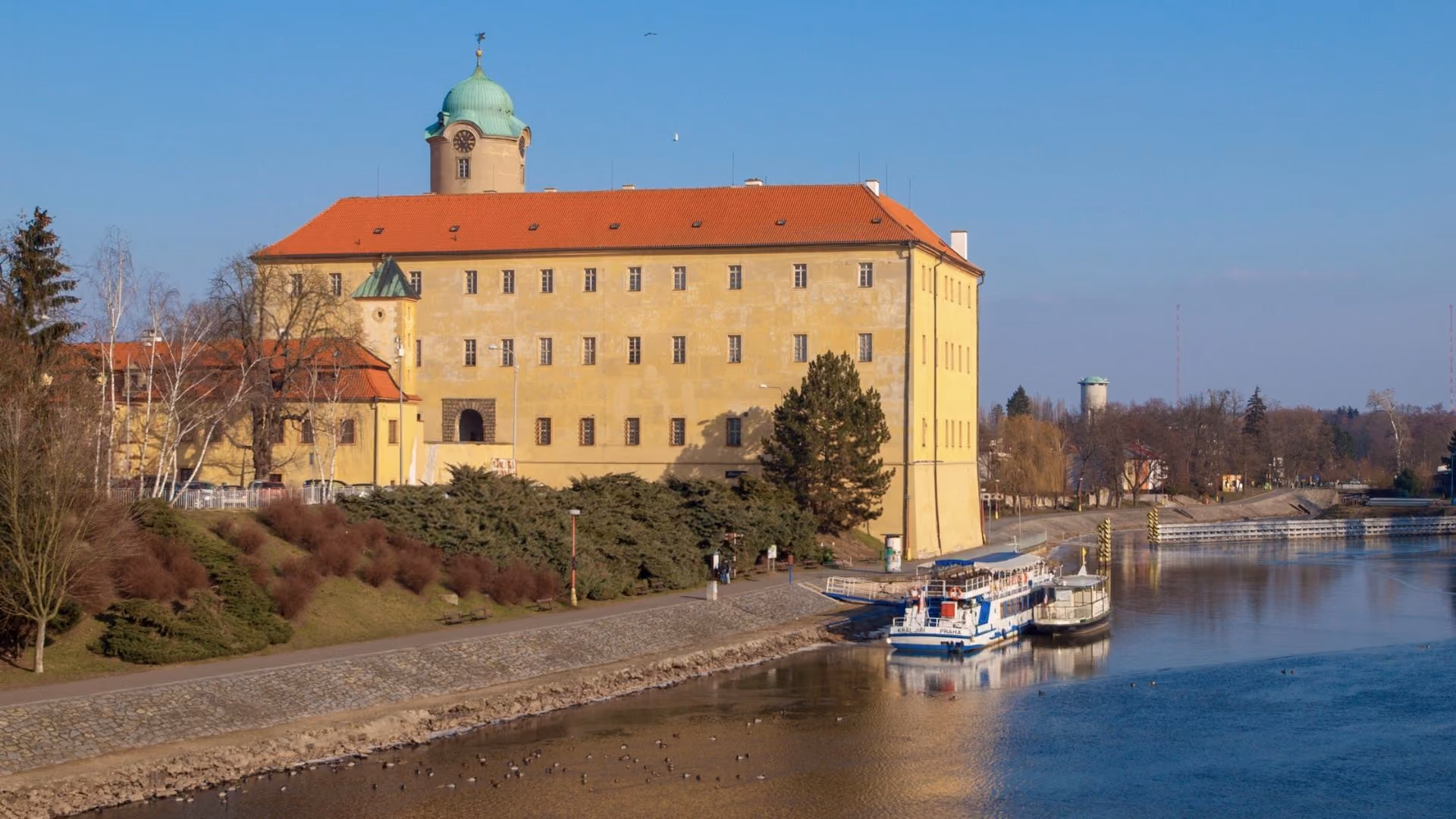 Pohled na Poděbrady, kde CALM IT spravuje IT firmám