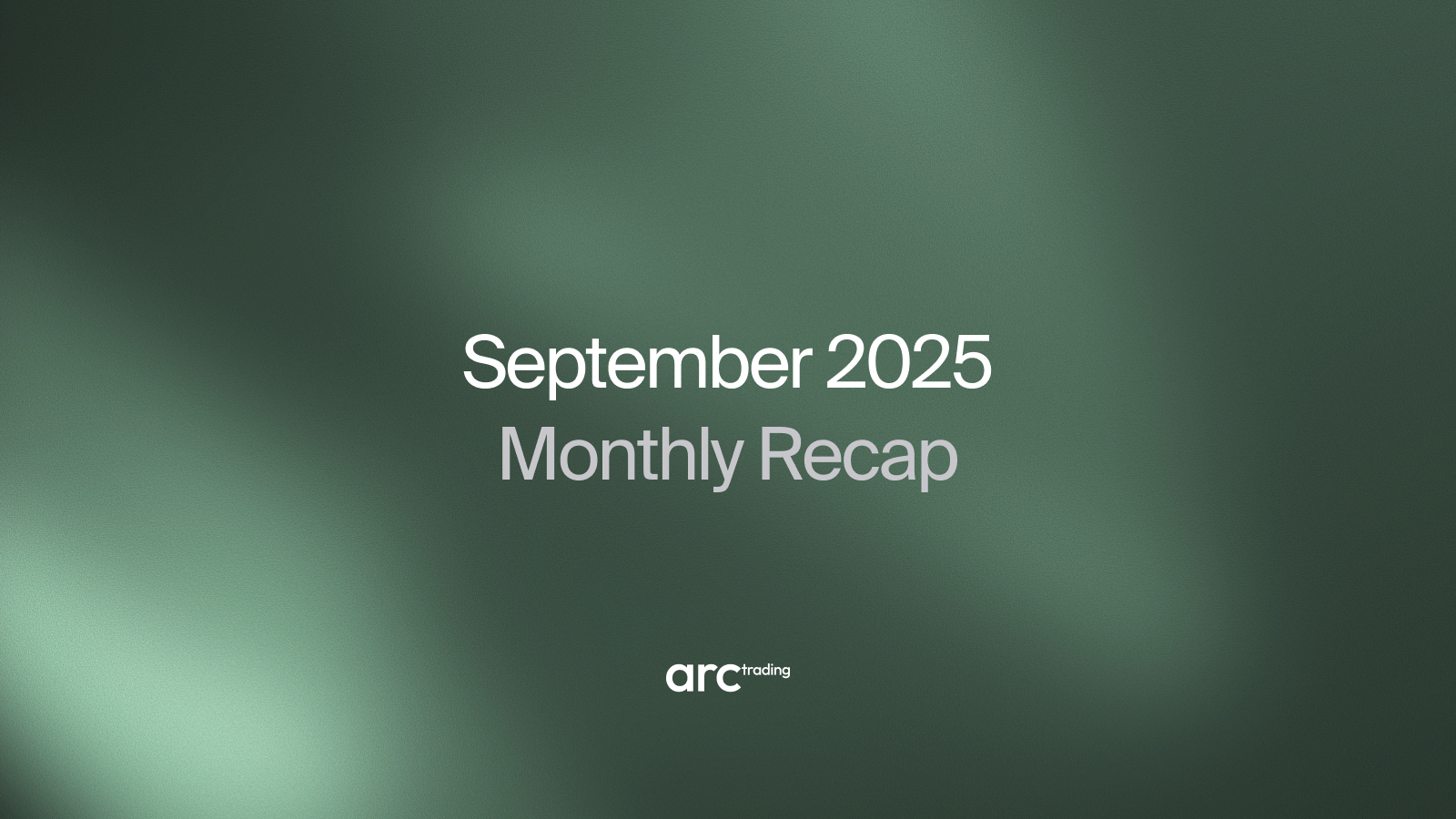 Crypto Market Recap: September 2026