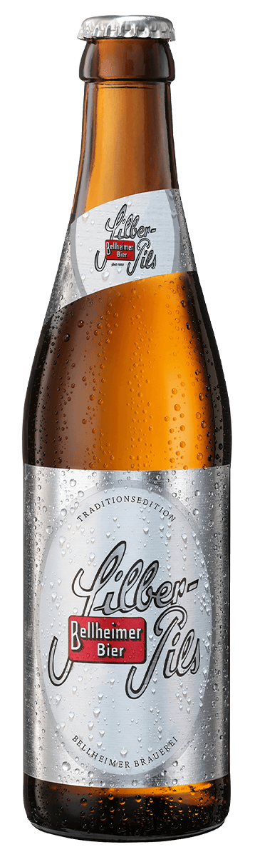 Flasche Bellheimer Silber-Pils 0,33l