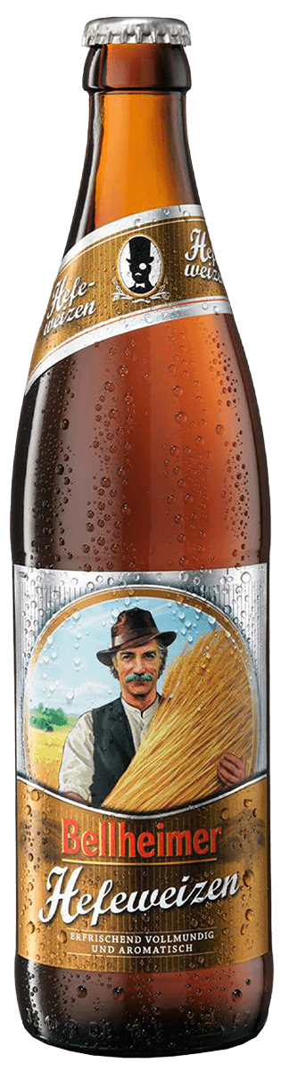 Flasche Bellheimer Hefeweizen 0,5l