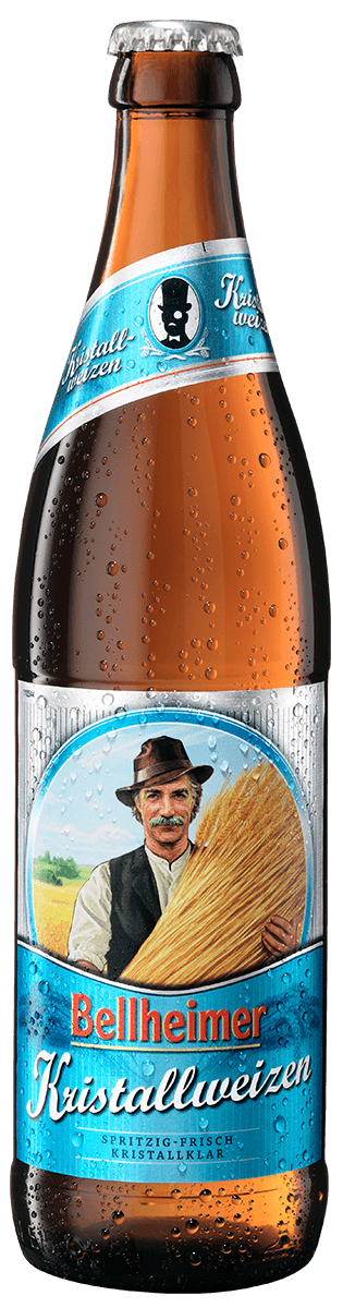 Flasche Bellheimer Kristallweizen 0,5l