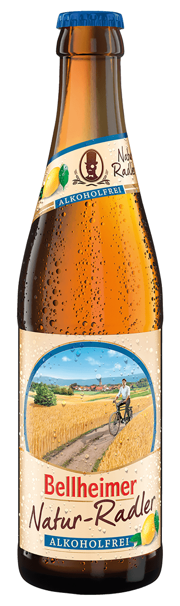 Flasche Bellheimer Natur-Radler Alkoholfrei 0,33l
