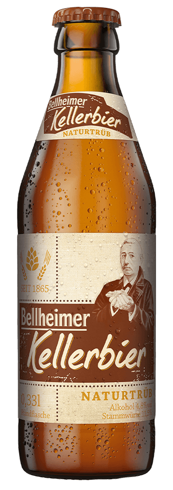 Flasche Bellheimer Kellerbier 0,33l