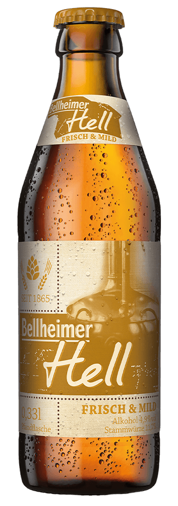Flasche Bellheimer Hell 0,33l