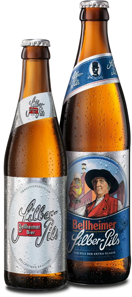 Flaschen Silber-Pils 0,33l und 0,5l