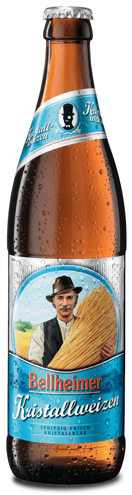 Flasche Bellheimer Kristallweizen 0,5l