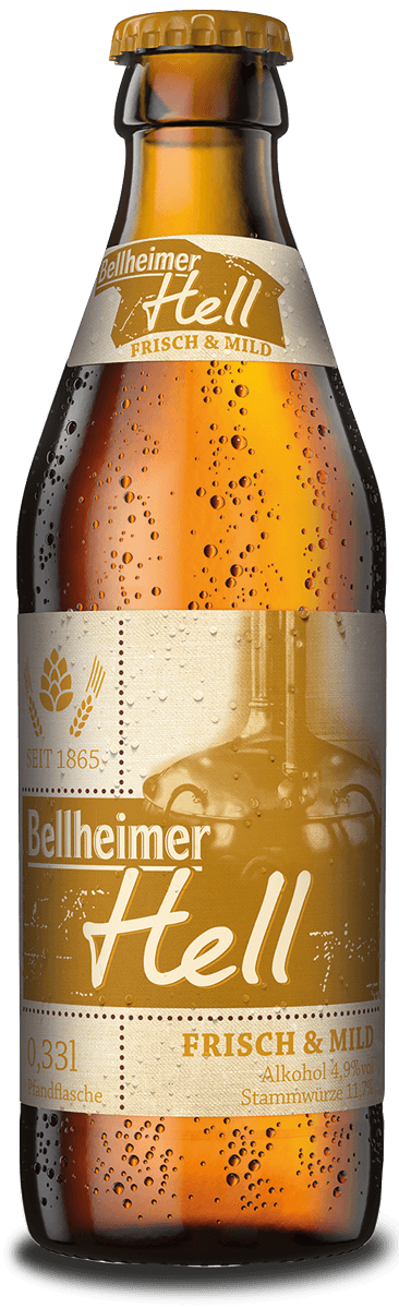 Flasche Bellheimer Hell 0,33l