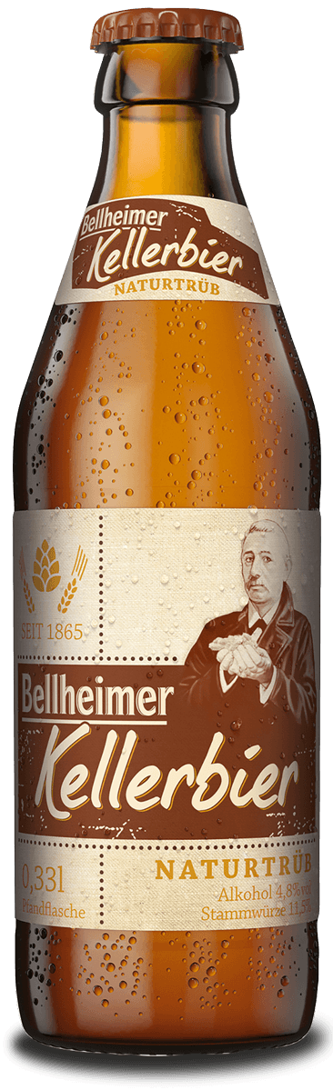 Flasche Bellheimer Kellerbier 0,33l