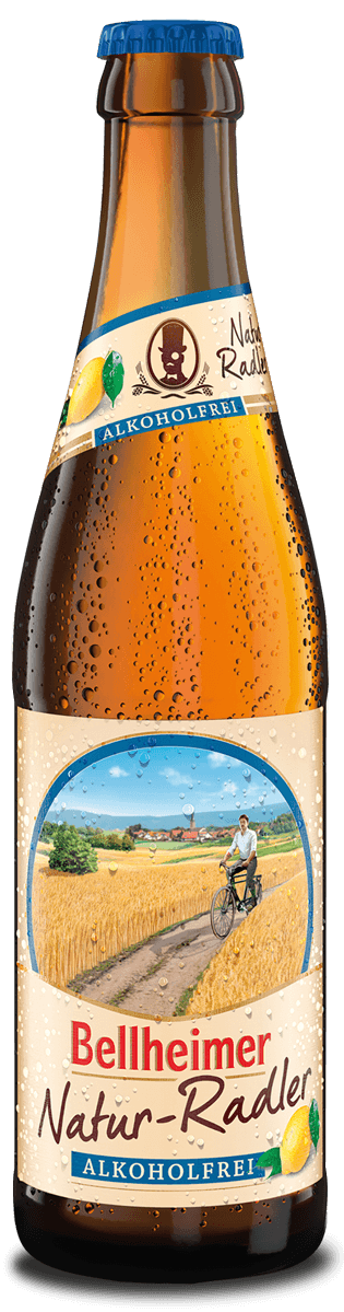 Flasche Bellheimer Natur-Radler Alkoholfrei 0,33l