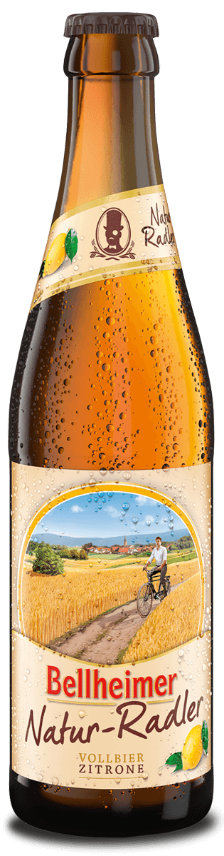 Flasche Bellheimer Natur-Radler Vollbier-Zitrone 0,33l