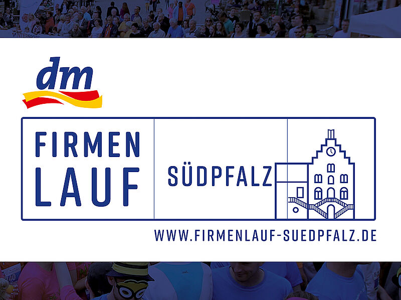 Logo des dm Firmenlauf Südpfalz
