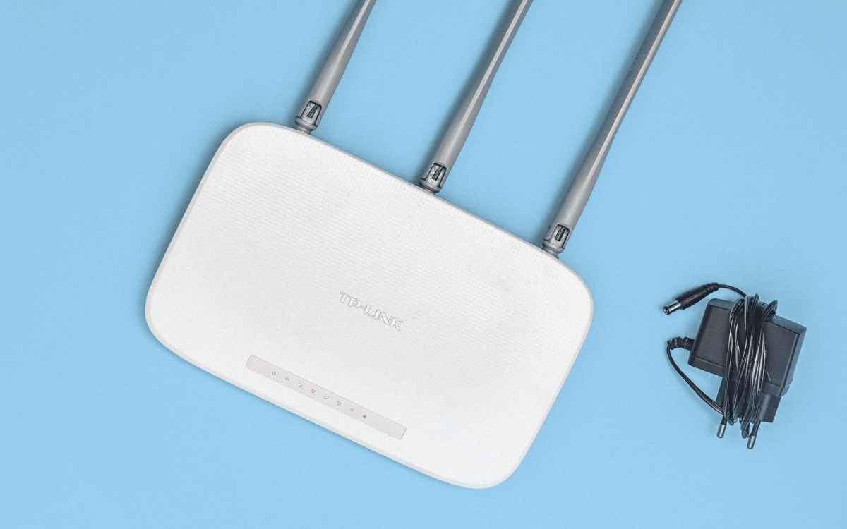 Wi-Fi router v kanceláři