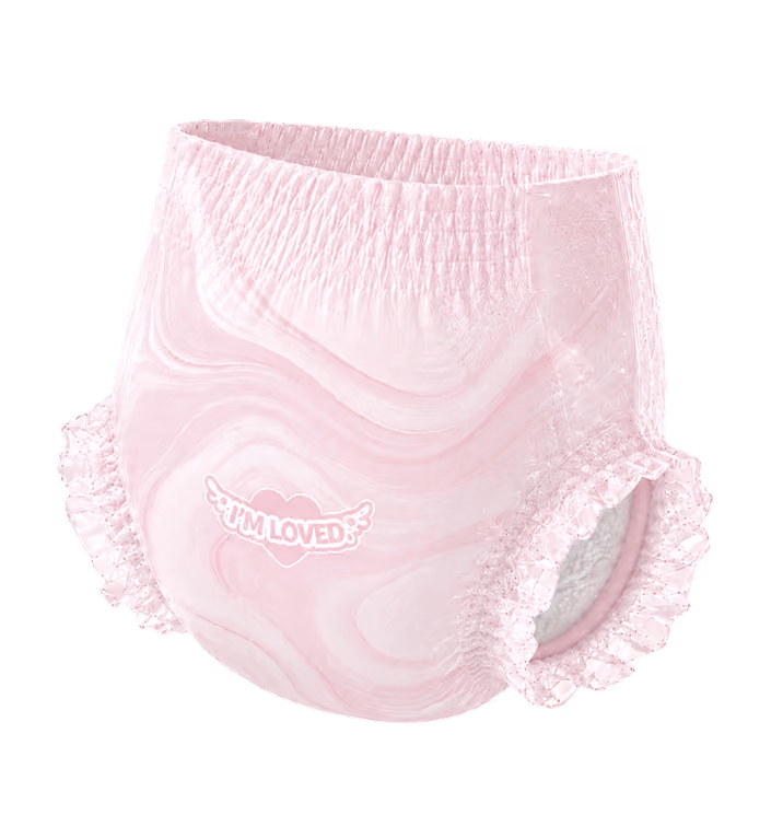Ashbond diaper in pink, shown as a color option thumbnail.