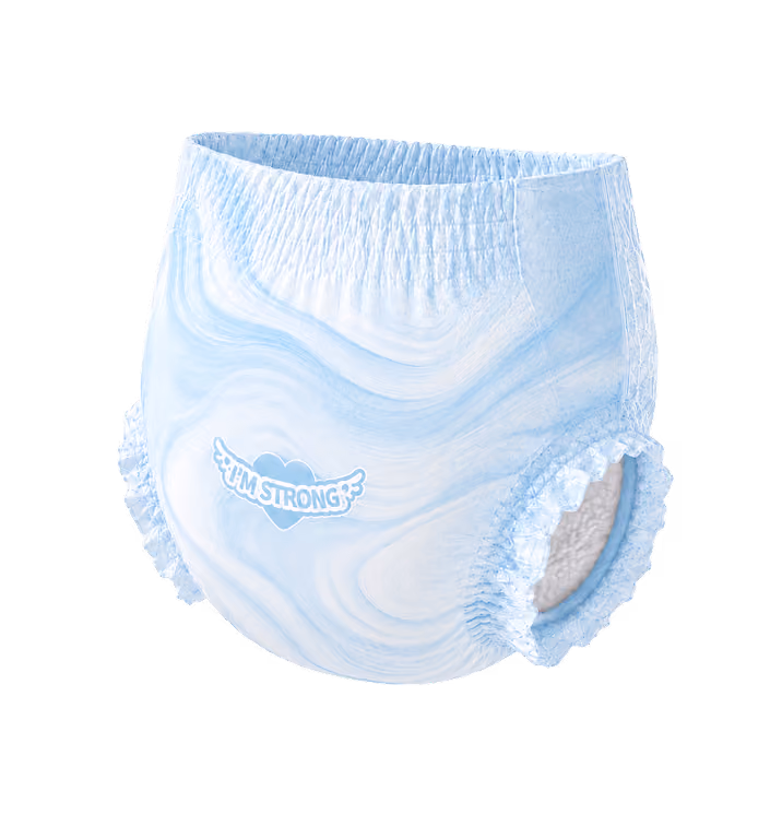 Ashbond diaper in blue, shown as a color option thumbnail.