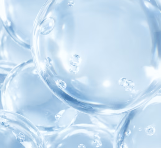 Decorative floating crystal-inspired graphic, variant 1.