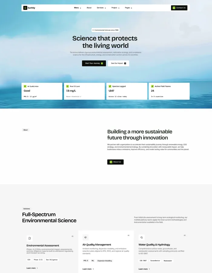 Environmental solutions