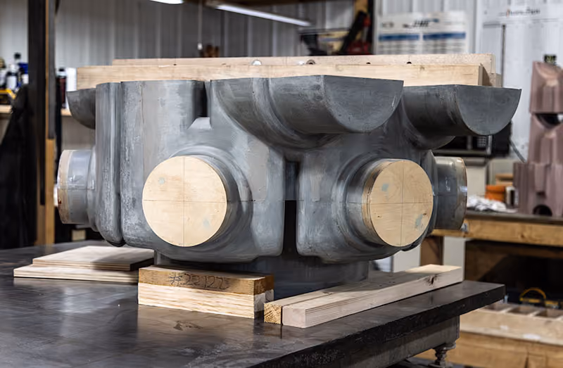 Custom REN and wood foundry tooling manufactured by XL Pattern Shop.
