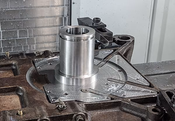 Precision CNC-machined metal component produced by XL Pattern Shop for short-run and low-volume production.