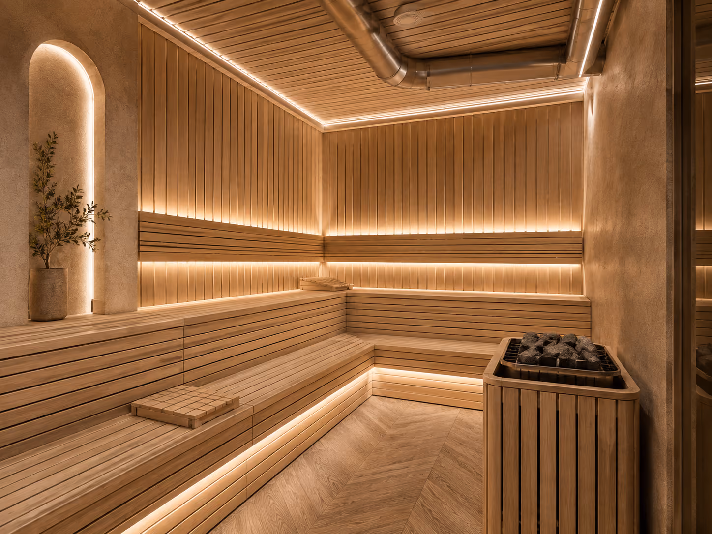 Image of a sauna
