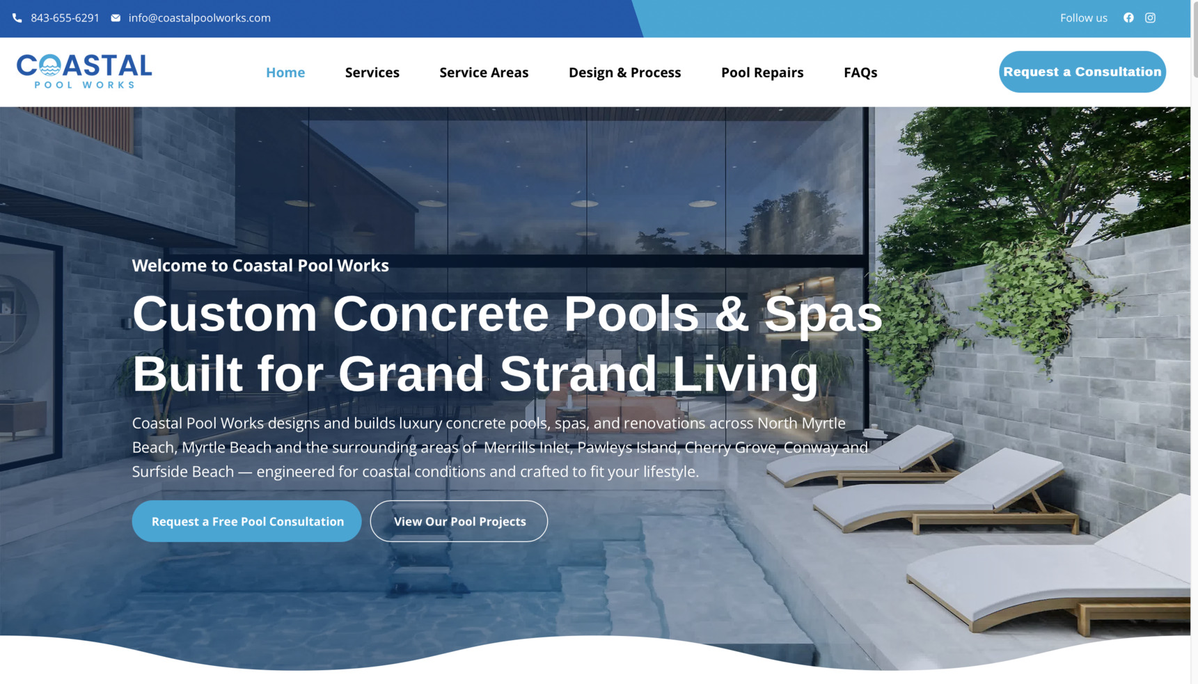 Website design portfolio project
