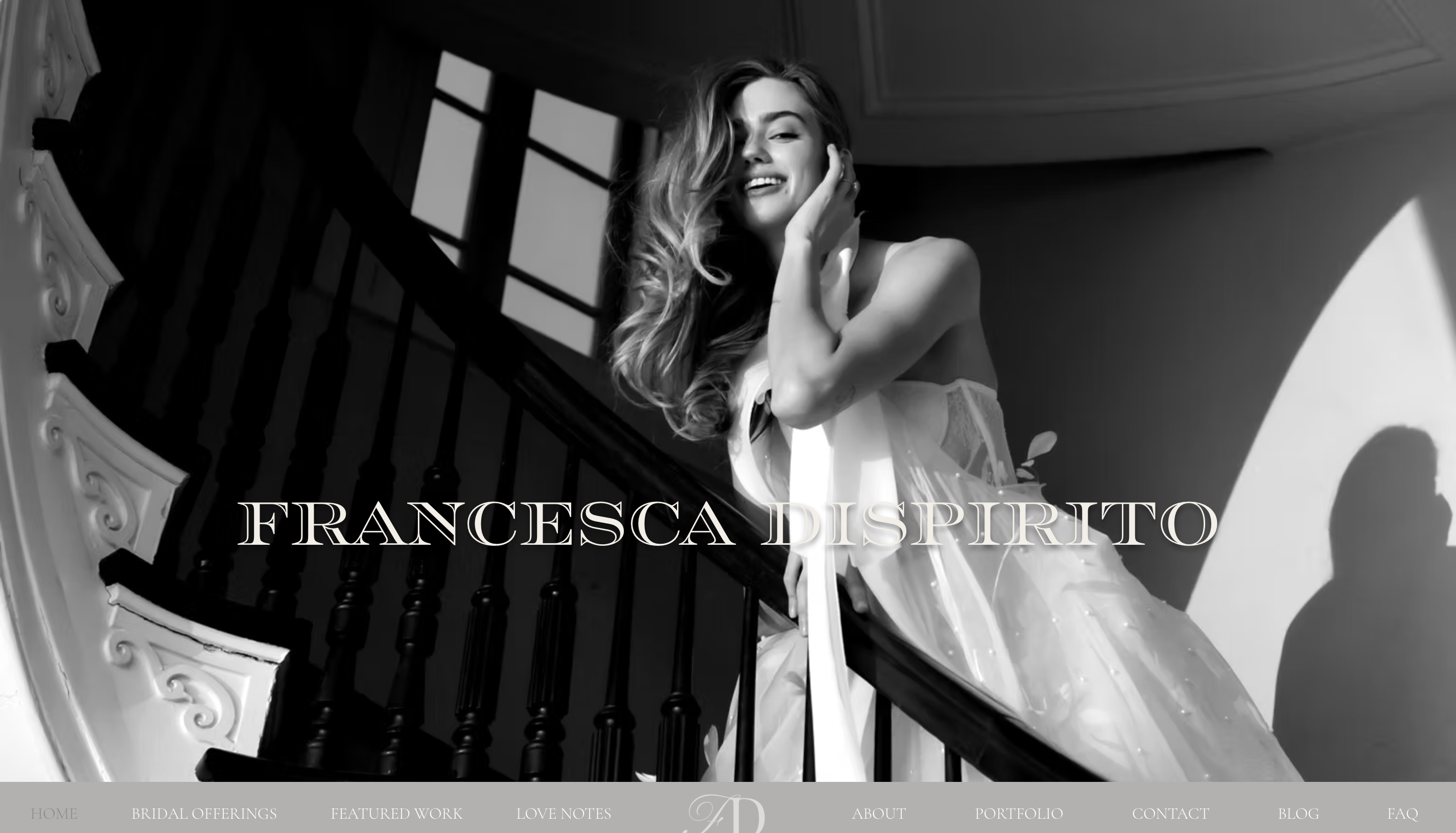 Francesca Dispirito Website Screenshot