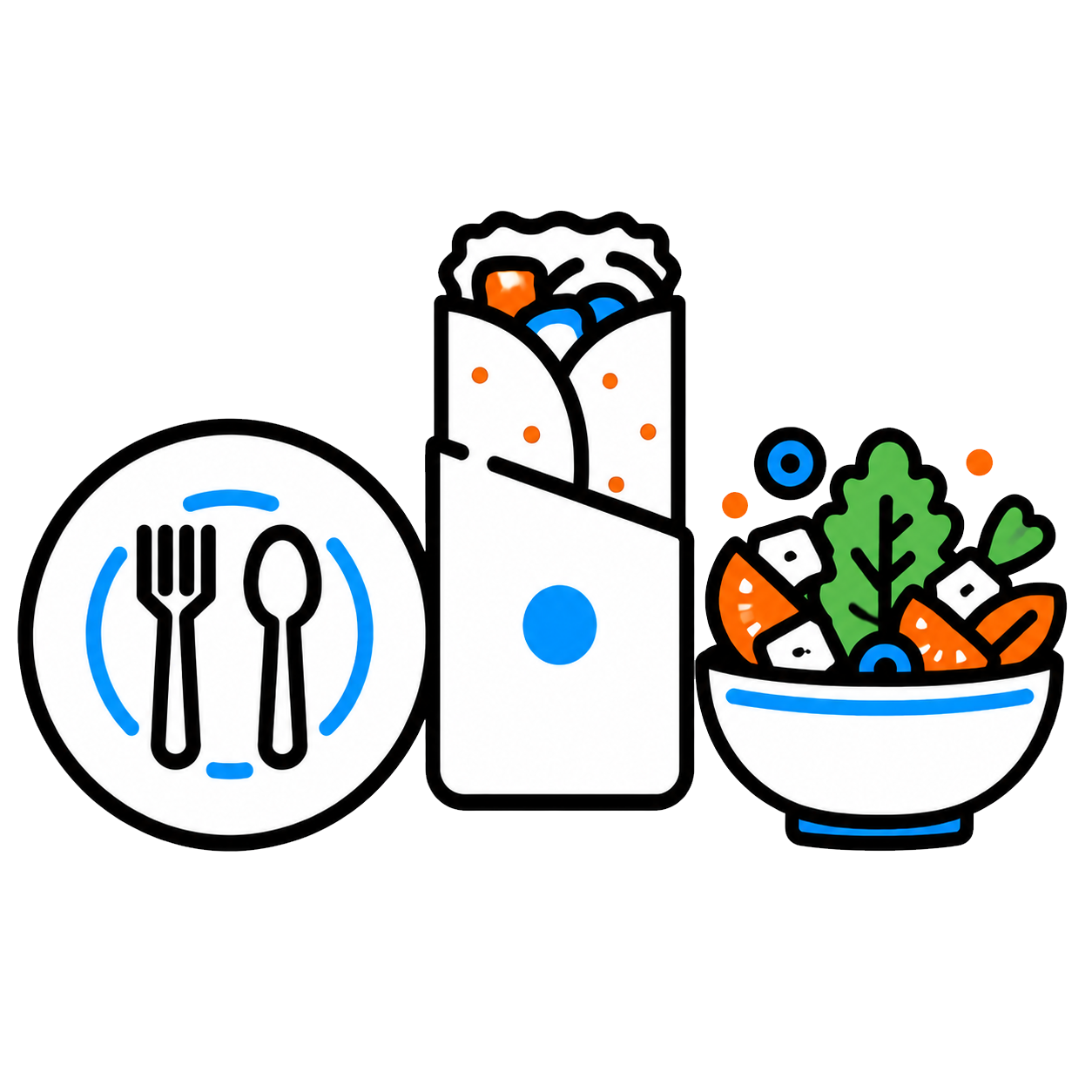 Greek plate ready to customize