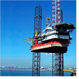 Aker Solutions drilling equipment on board a jack-up rig Aker Solutions drilling equipment on board a jack-up rig