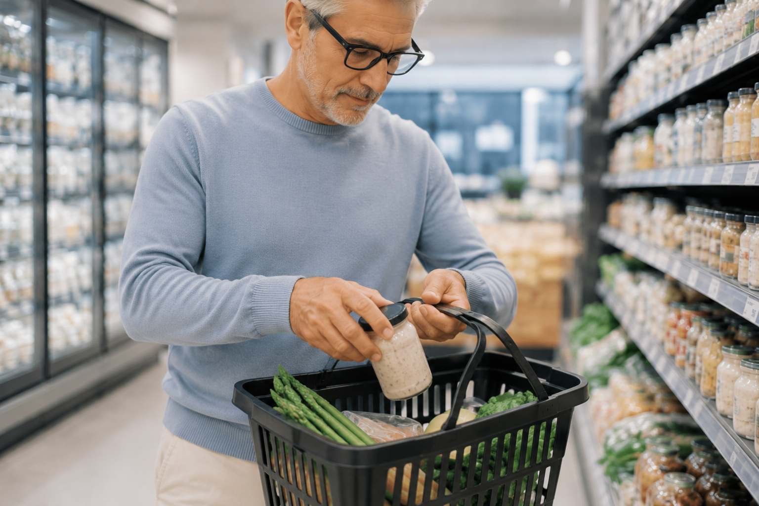 image of grocery aisles (for a grocery store)