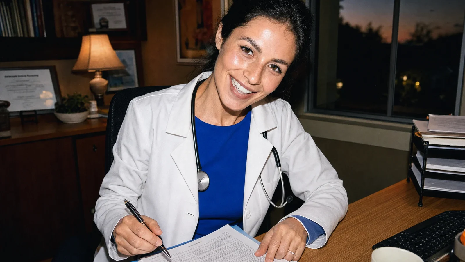 US licensed provider reviewing a member health history