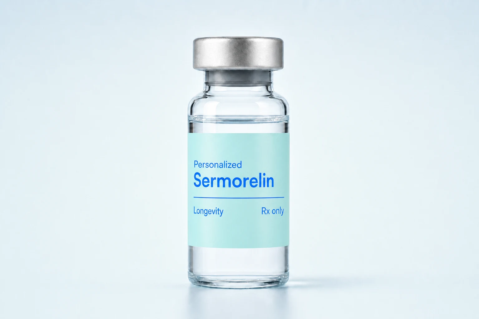 Sermorelin vial from Science and Co