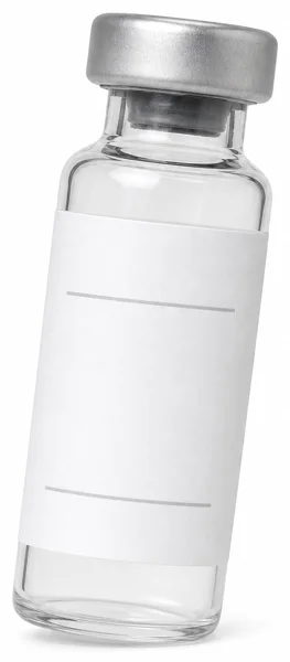 A plain generic vial