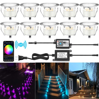 Smart LED Deck Lights Kit WiFi, 10-Pack