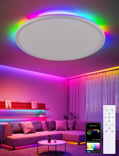 Smart RGB LED Flush Mount Ceiling Light